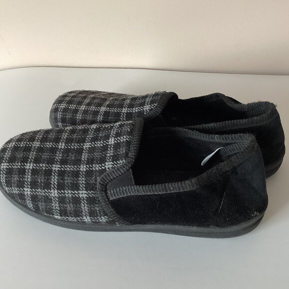 George Men's Slip-on Slippers Size 9 Warm Comfy Loafers House Shoes - Picture 3 of 10